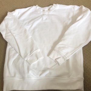 White Lululemon sweatshirt size 4 - worn once
